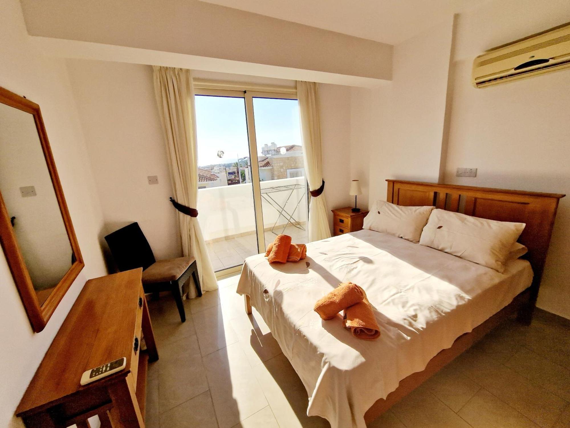 Top Floor 2 Bedroom Apartment E101, 3 Pools, Sea View, Free Wifi Pégeia Exteriör bild